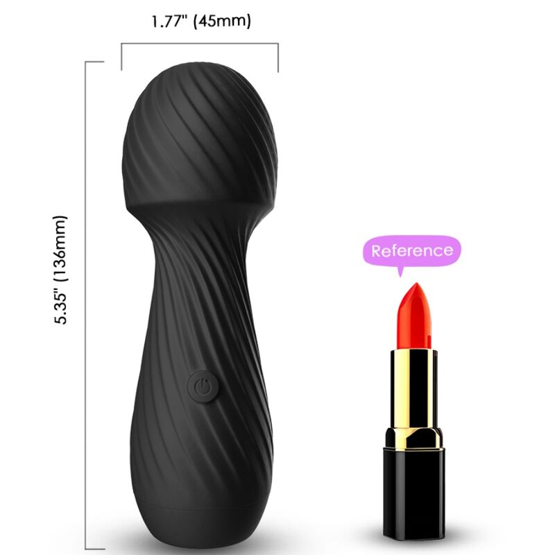 Mini Vibromasseur Wand Dazzle - Tête Flexible 9 Modes - Armony