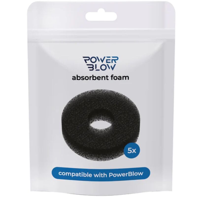 Mousses Absorbantes PowerBlow Lot de 5 Mousse PU - Kiiroo