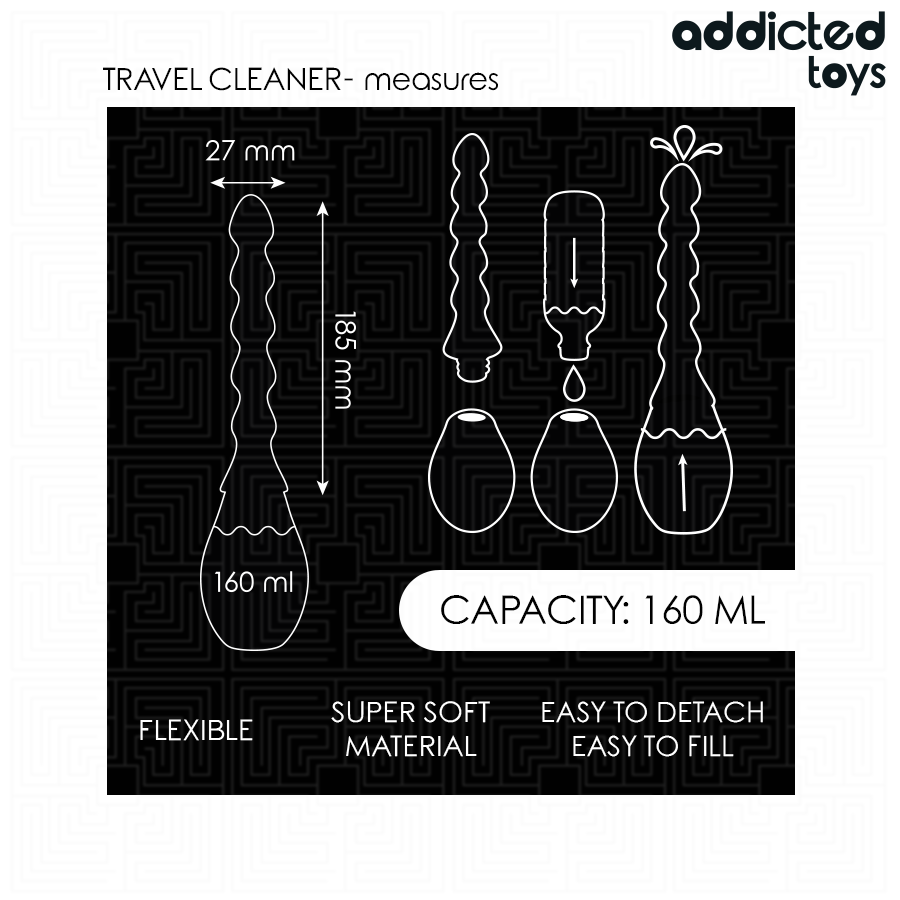 Nettoyeur Intime de Voyage Model 2 Poire 160 ml Nomade - Addicted Toys