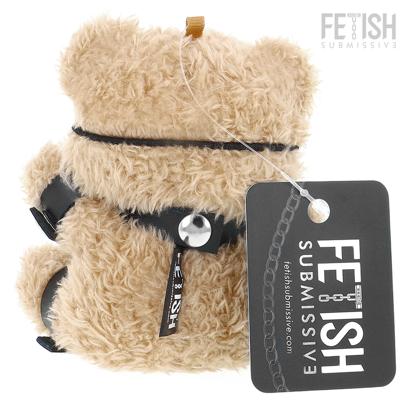 Ours en Peluche BDSM Fozzie Harnais Cuir et Bâillon - Fetish Submissive