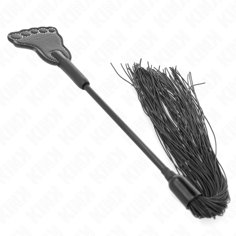 Paddle BDSM Forme Pied avec Fouet à Gland 31 cm - Kink