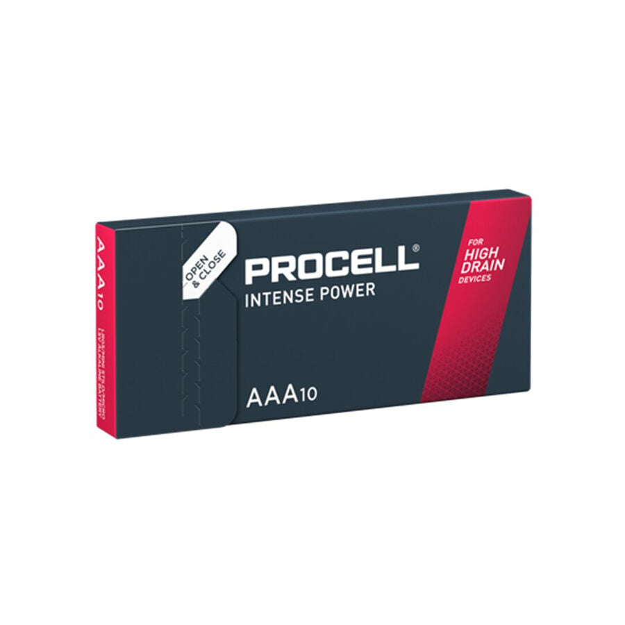 Piles AAA LR03 Alcalines Intense Power 1,5V Boîte de 10 - Procell