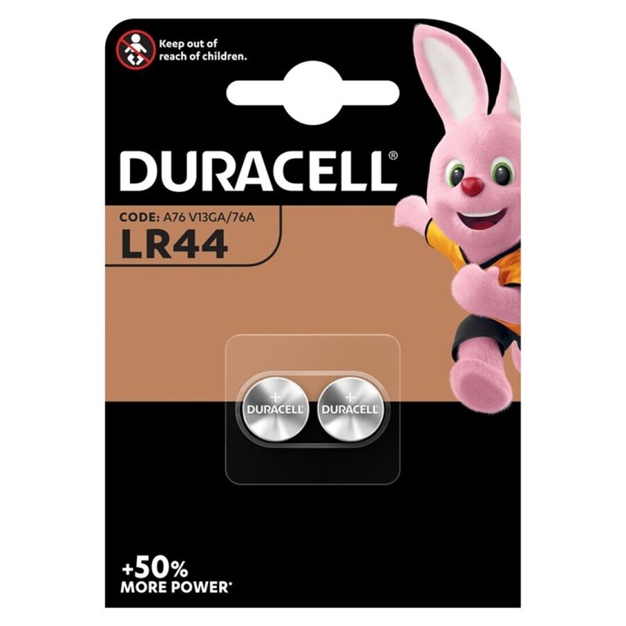 Piles LR44 Alcalines 1,5V Lot de 2 Compatibilité Universelle - Duracell