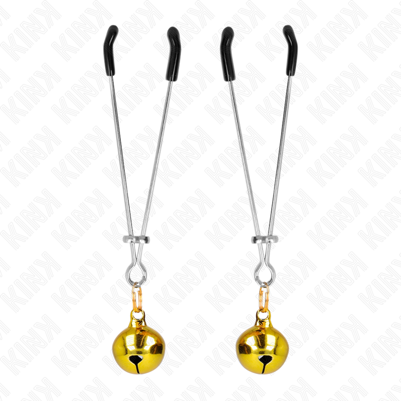 Pinces à Tétons Cloche Mince Embouts Silicone 7 cm - Kink