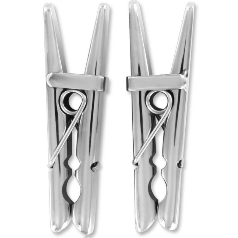 Pinces à Tétons Métal Forme Pince à Linge Forte Tension - Metal Hard