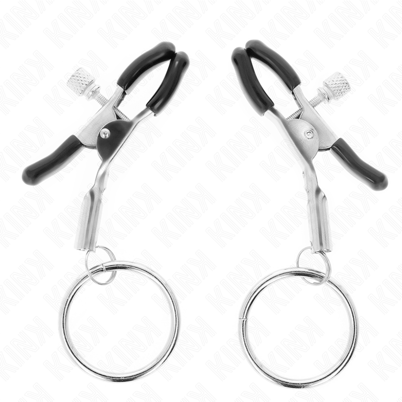 Pinces à Tétons O Ring Anneaux Ajustables 6 cm - Kink
