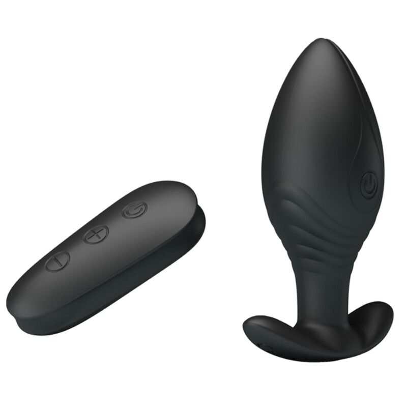 Plug Anal Vibrant Regina 12 Modes Rechargeable Télécommande - Pretty Love