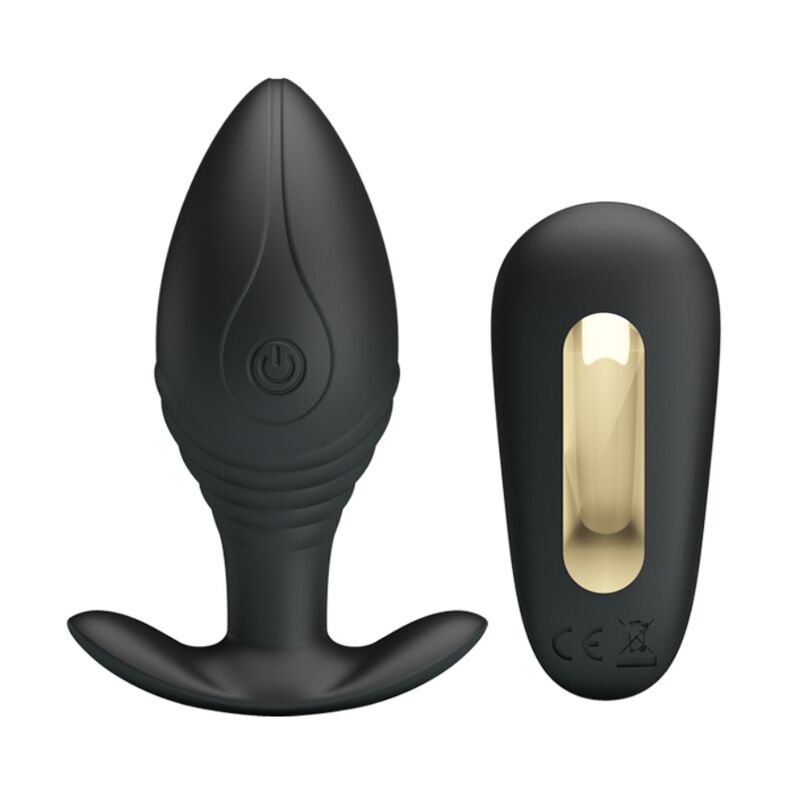 Plug Anal Vibrant Regina 12 Modes Rechargeable Télécommande - Pretty Love