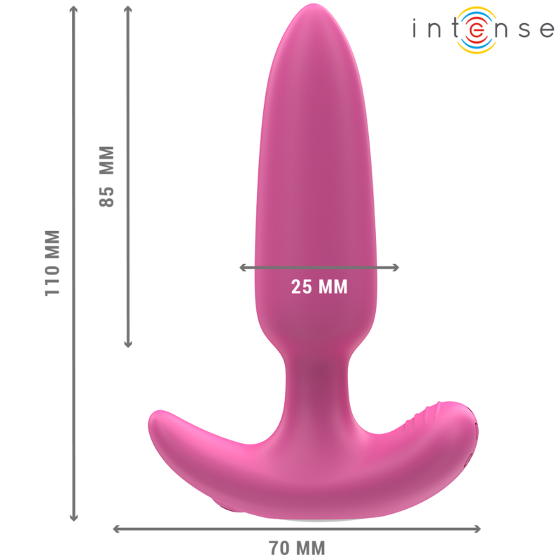 Plug Anal Vibrant Ross Télécommande 10 Modes Rechargeable - Intense