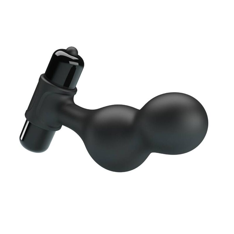 Plug Anal Vibrant Silicone 10 Modes Col Étroit Noir - Mr Play