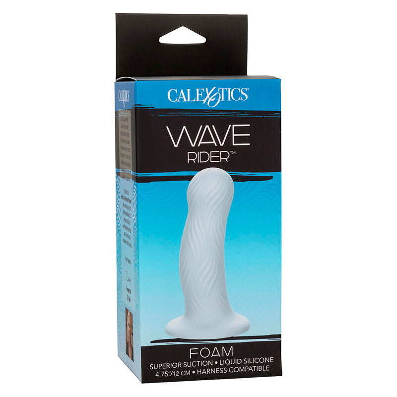 Plug Anal Wave Rider Texture Ondulée Base Ventouse Silicone - CalExotics
