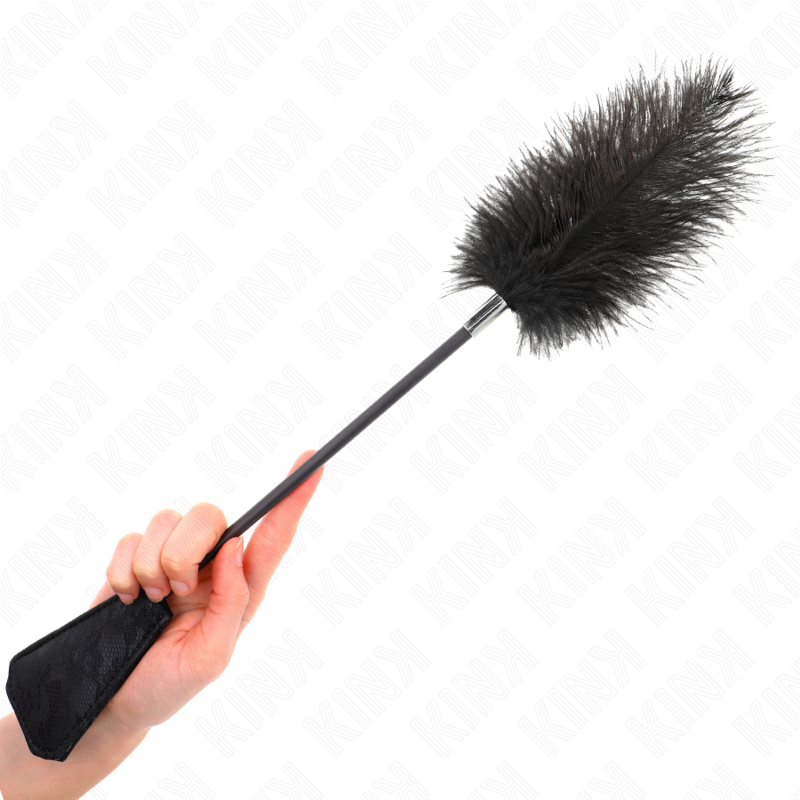 Plumeau Plumes d'Autruche Tickler Palette Dentelle 56 cm - Kink