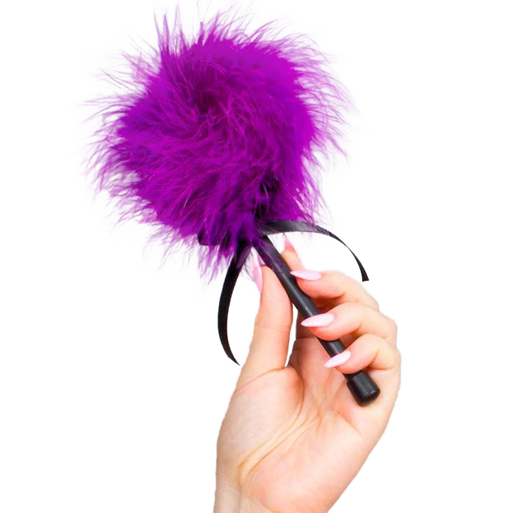 Plumeau Érotique Marabout Plumes Naturelles Manche Ergonomique - Secretplay