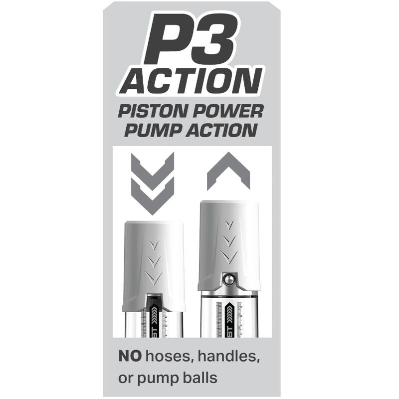 Pompe à Pénis Manuelle Max Boost - Piston Intégré - Pump Worx