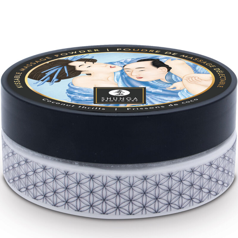 Poudre de Massage Comestible Kit Pinceau - Shunga