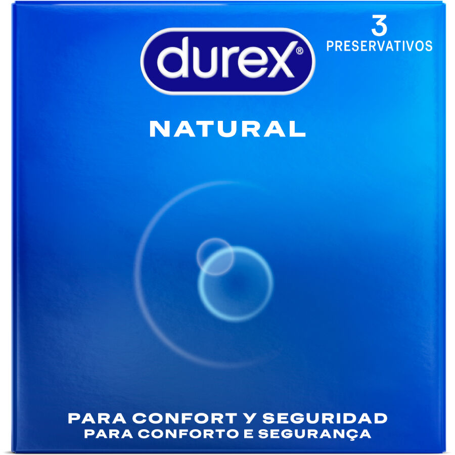 Préservatifs Durex Natural - Forme Easy-On Latex Sans Odeur
