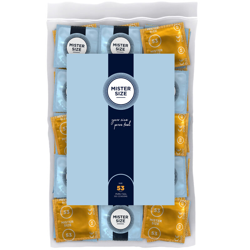Préservatifs Mister Size - Taille du M au XXXL - Ultra Fin