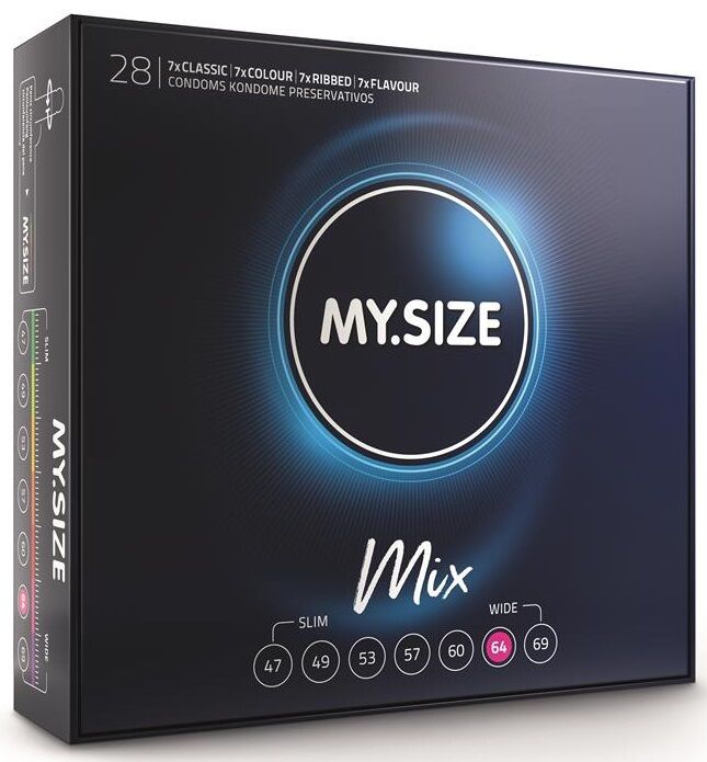 Préservatifs My Size Mix - Taille Personnalisée Végan XS à XXXXL