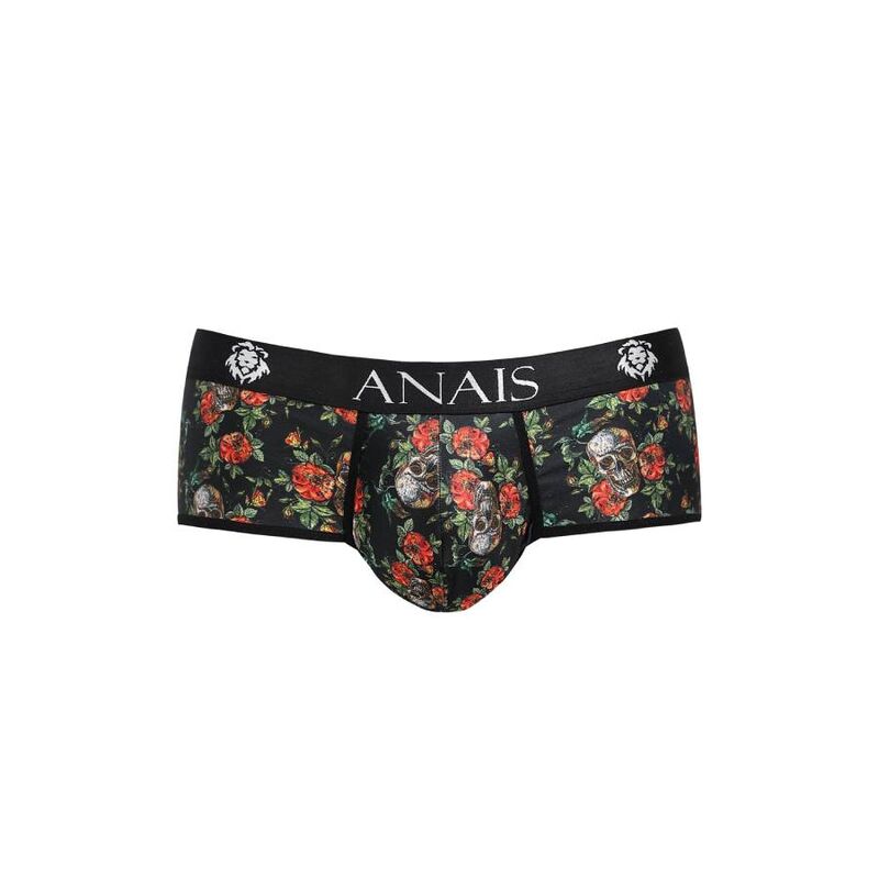 Slip Homme Power Brief Coupe Sportive Imprimé Roses et Têtes de Mort - Anais Men