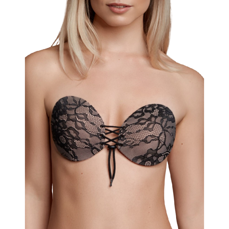 Soutien-Gorge Adhésif Invisible Dentelle Bonnet A Sans Bretelles - Bye Bra
