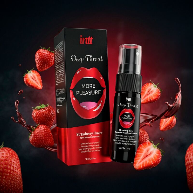Spray Oral Gorge Profonde Effet Frais Saveur Fraise 12 ml - Intt