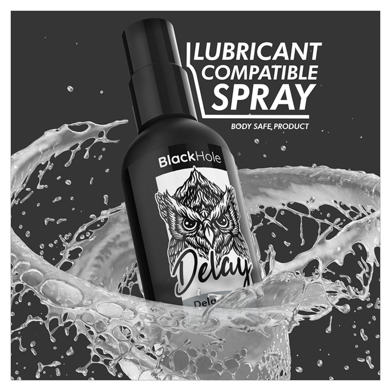 Spray Retardateur Study Forte 30 ml Base Eau Effet Frais - Black Hole
