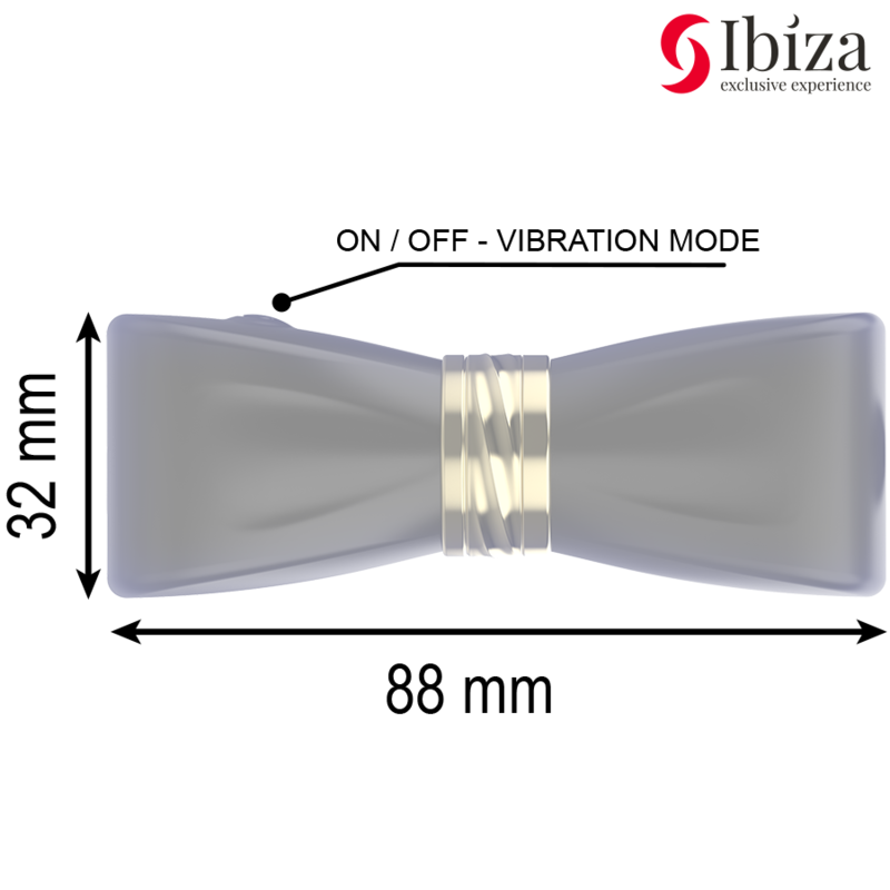 Stimulateur Clitoridien 3 Têtes Bow Forme Arc Silicone - Ibiza Technology