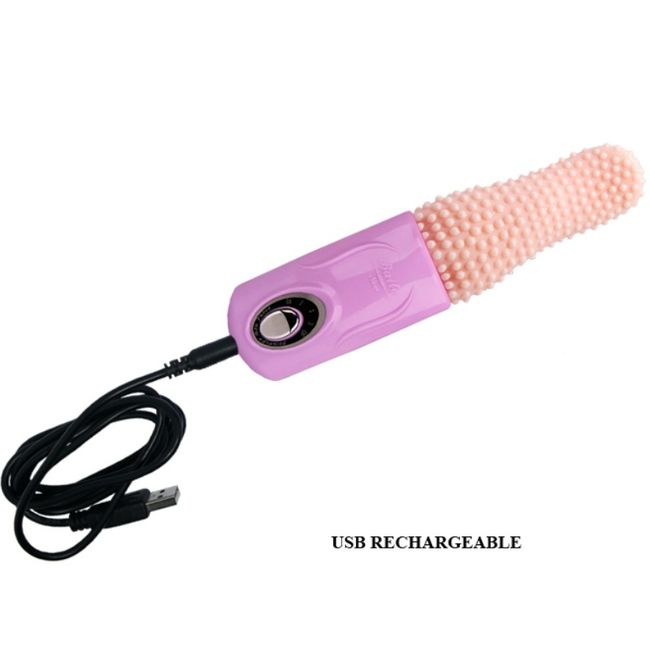 Stimulateur Clitoridien Langue Rotative 3 Fonctions Rechargeable USB - Pretty Love