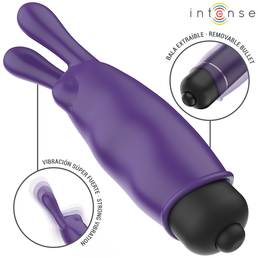 Stimulateur Clitoridien Lapin Violet Mystique Silicone Velouté - Intense
