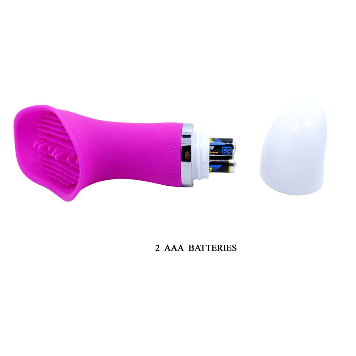 Stimulateur de Clitoris Claude Flirtation 30 Vibrations Embouts Gaufrés - Pretty Love