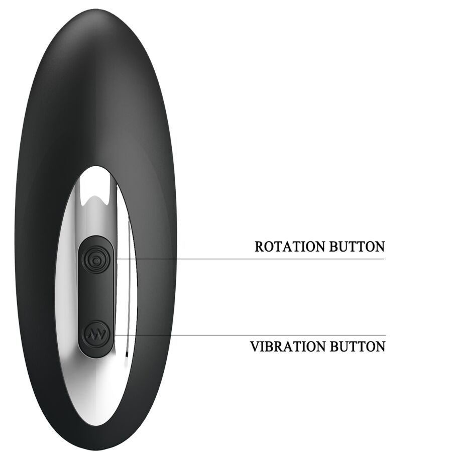 Stimulateur de Prostate Rotatif Vibrant 12 Vibrations 3 Rotations - Mr Play
