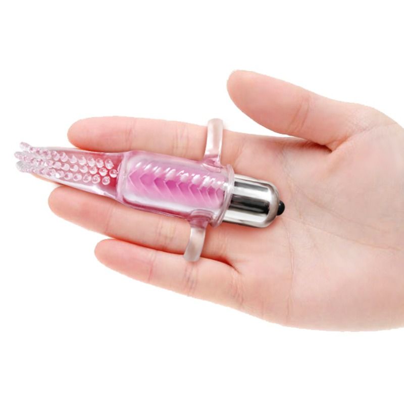 Stimulateur Doigt Vibrant 10 Modes Texturé Compact Élastique - Baile