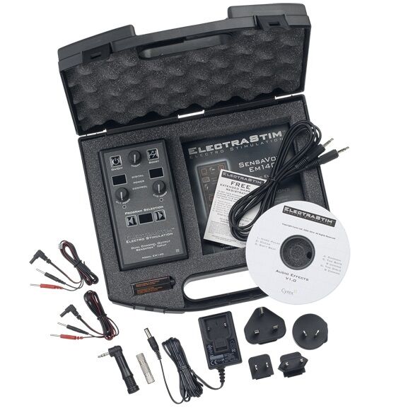 Stimulateur Électro-Sexe SensaVox Double Canal 99 Niveaux Contrôle Audio - Electrastim
