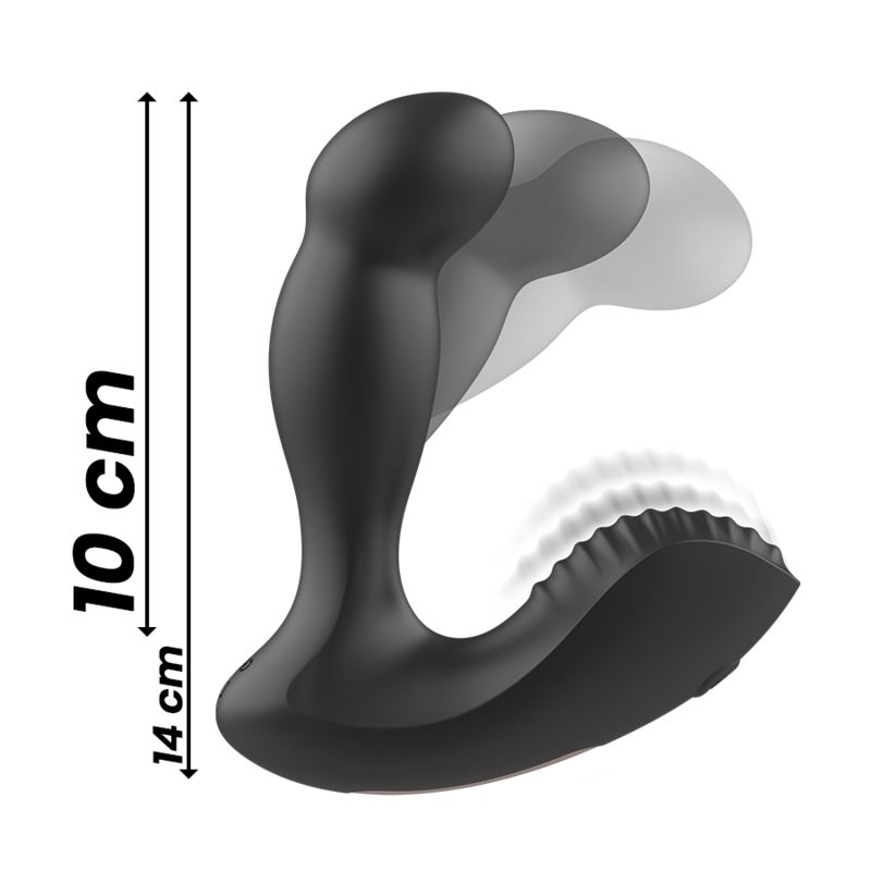 Stimulateur Prostate Vibrant Anal Wave Télécommandé 10 Modes 2 Moteurs - Ibiza Technology