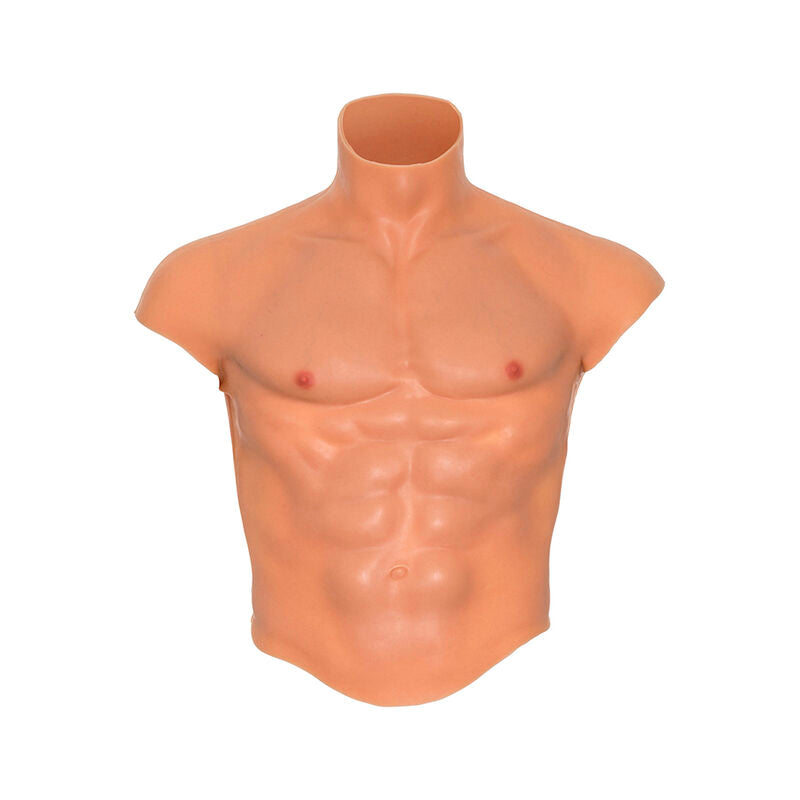 T-Shirt Torse Masculin Silicone Abdominaux Sculptés Alter Ego - Hidden Desire