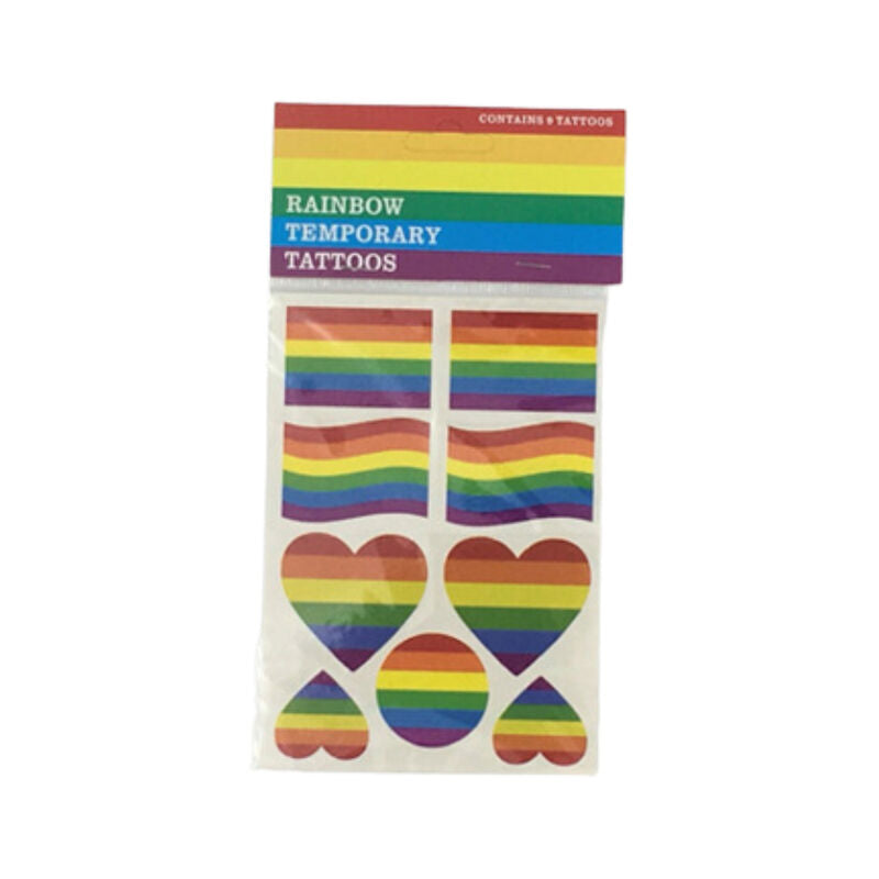 Tatouages Éphémères Drapeau LGBT Arc-en-Ciel Fierté - Pride