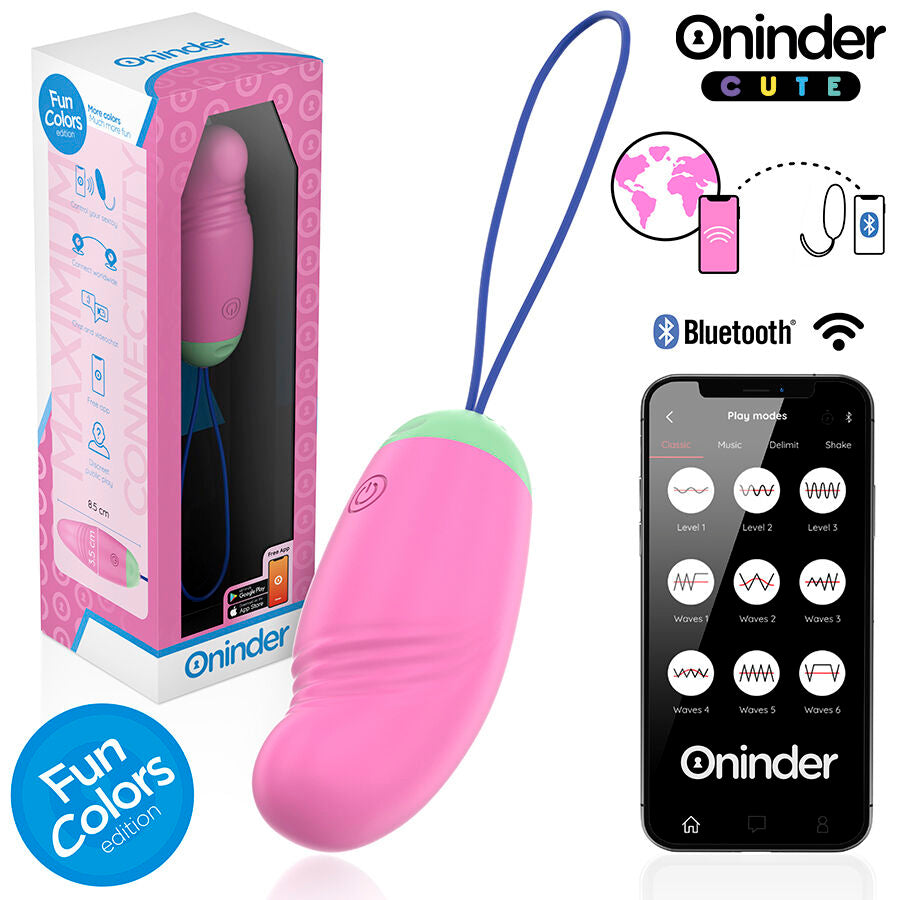 Œuf Vibrant Connecté Cute Vibrations et Tapotements App Gratuite - Oninder