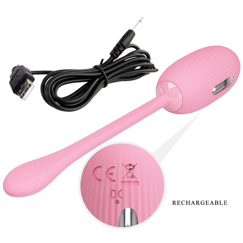 Œuf Vibrant Connecté Doreen Rechargeable Silicone - Pretty Love