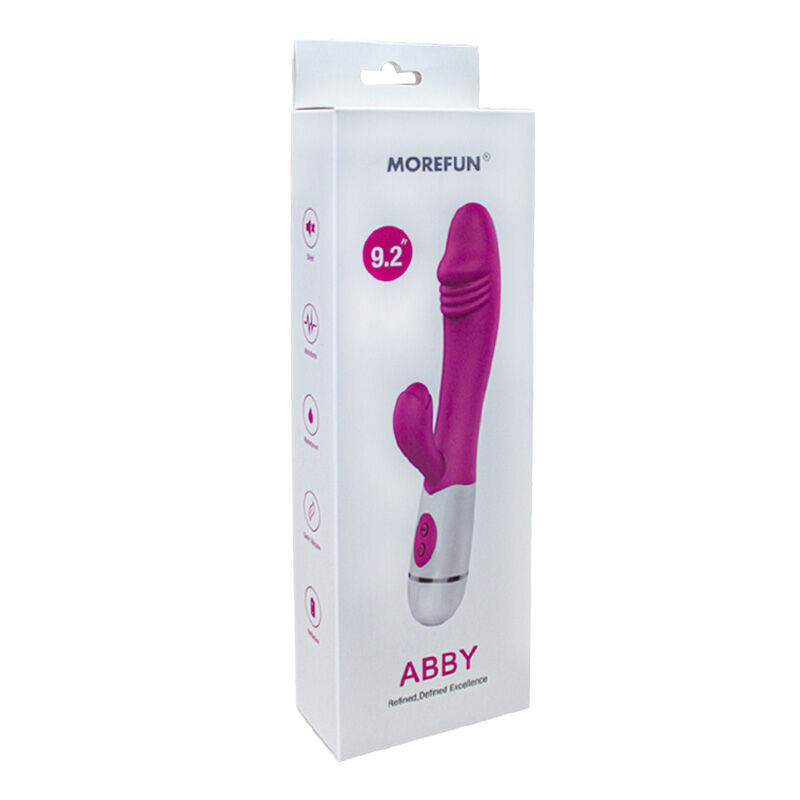 Vibromasseur Abby Stimulateur 16 Vitesses Silicone Doux - Armony