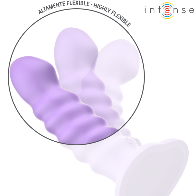 Vibromasseur Brenda Design Spirale 10 Vibrations Ventouse Télécommande - Intense