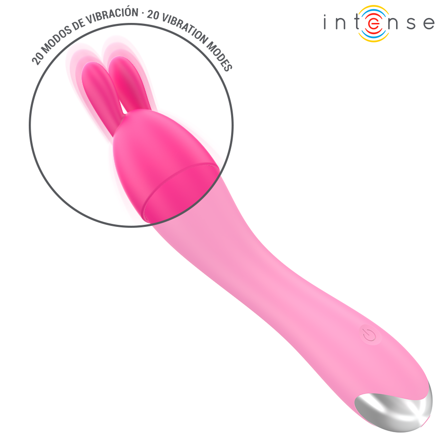 Vibromasseur Clitoridien Cher 4 Embouts Interchangeables 20 Modes - Intense