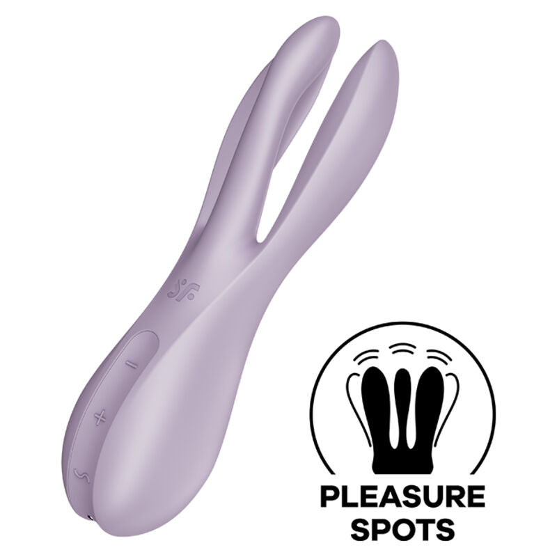 Vibromasseur Clitoridien Threesome - Satisfyer