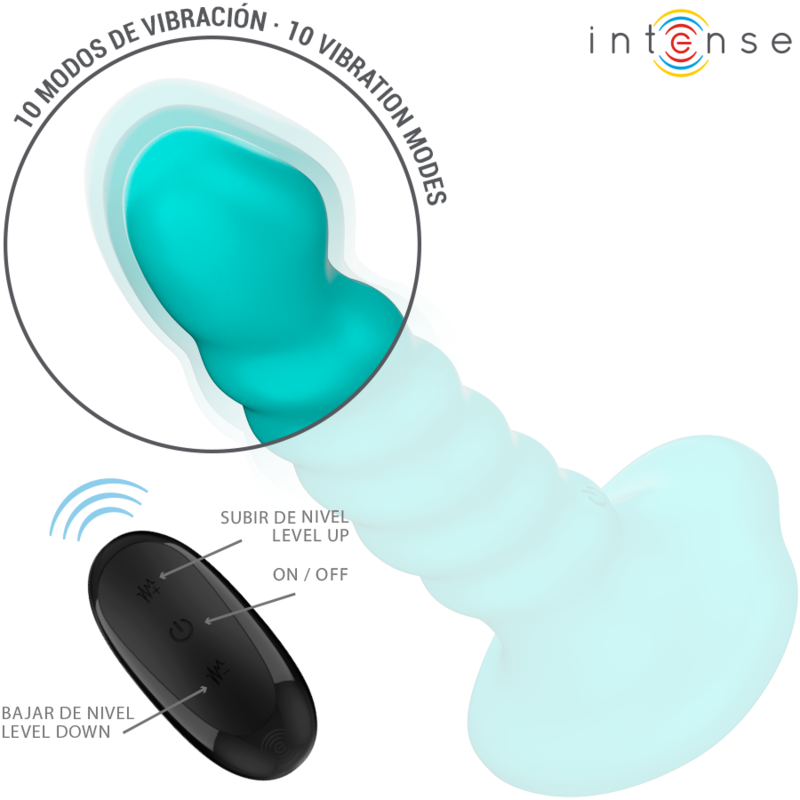 Vibromasseur Connecté Cindy Design Spirale 10 Vibrations Télécommande - Intense