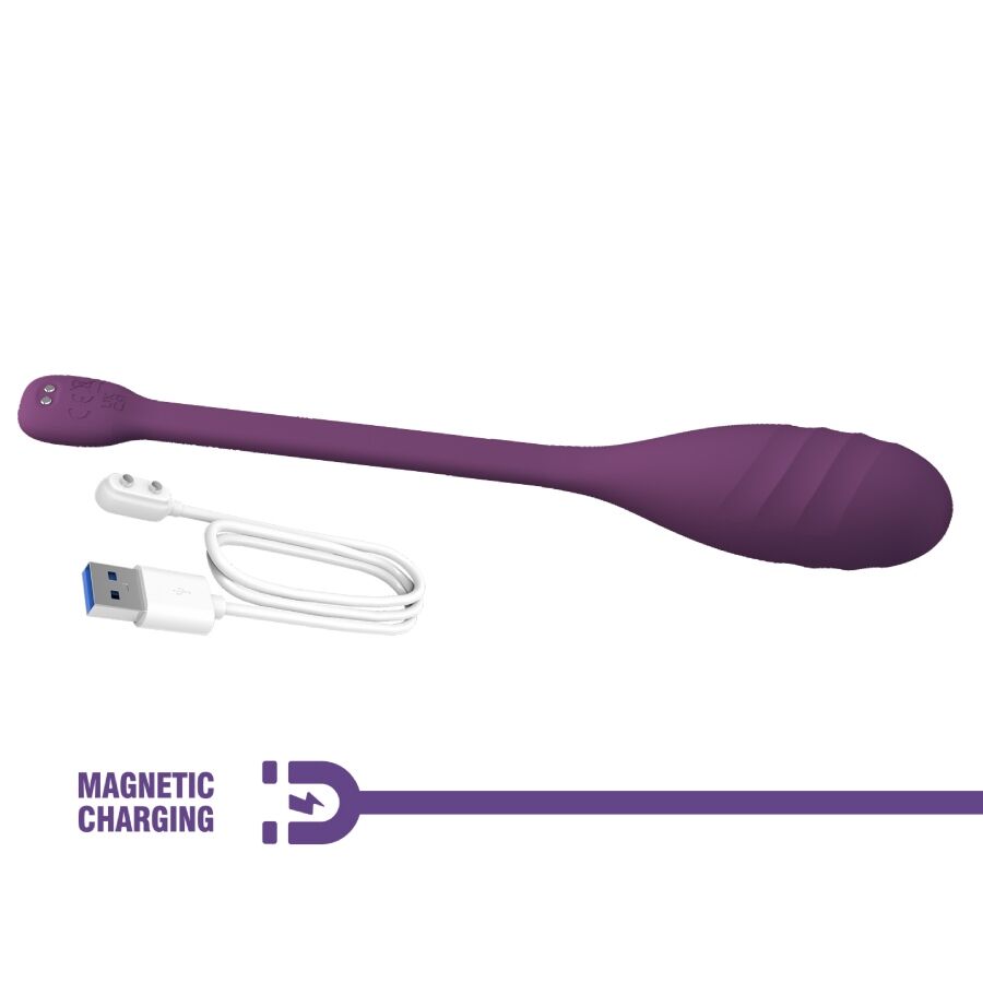 Vibromasseur Connecté Leviathan Tête Bulbeuse 12 Modes Rechargeable - Pretty Love