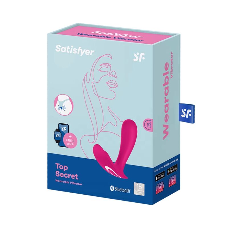 Vibromasseur Connecté Point G Top Secret Portable IPX7 - Satisfyer
