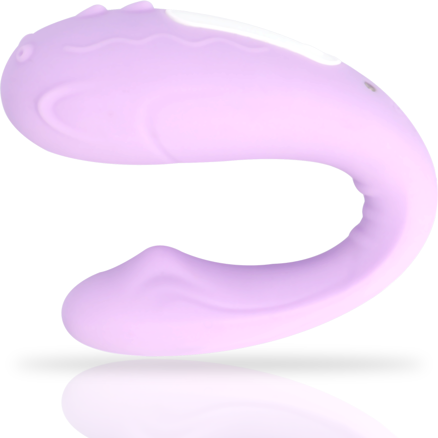 Vibromasseur Couple Rin Télécommande Forme en U Rechargeable - Mia