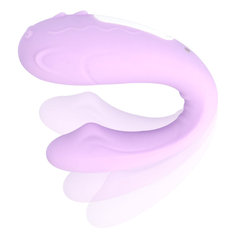 Vibromasseur Couple Rin Télécommande Forme en U Rechargeable - Mia