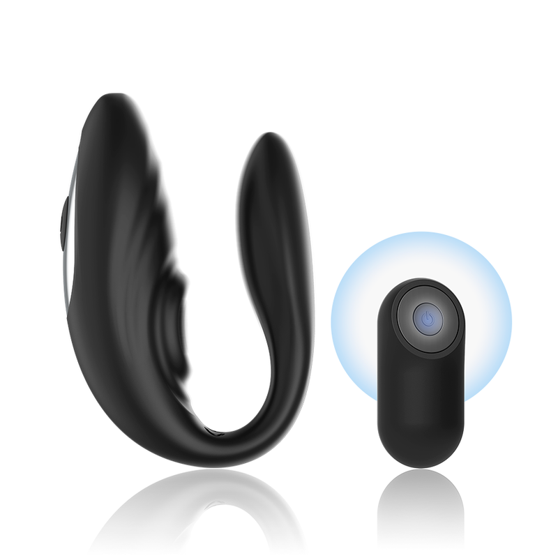 Vibromasseur Couple Télécommande Pulsations Clitoris 14 Modes IPX7 - Brilly Glam