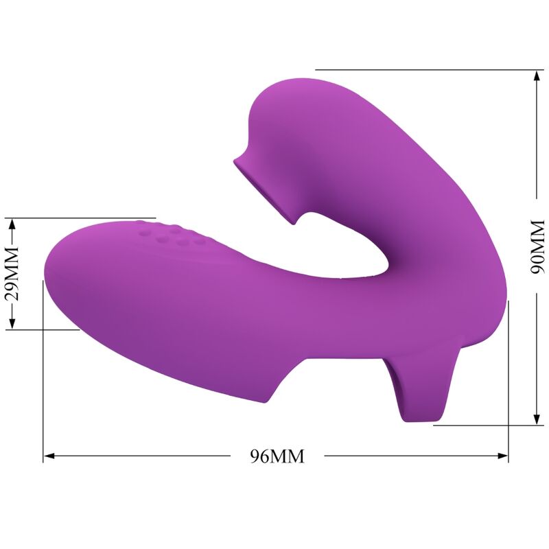Vibromasseur Doigt Athena Stimulateur Clitoridien 7 Modes Rechargeable - Pretty Love