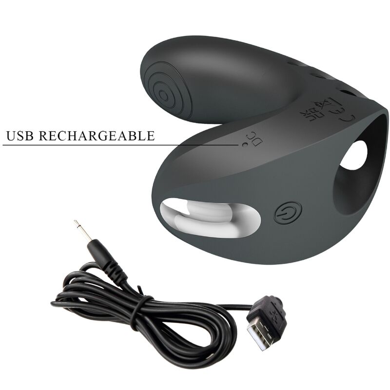 Vibromasseur Doigt Camelia 7 Vibrations Silicone Rechargeable - Pretty Love